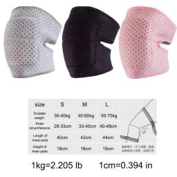 Almofadas De Joelho De Compressão Esportiva, Protetor Elástico, Joelhos Esponja Espessada, Suporte De Cinta, Treinamento De Treino De Dança, 1Pc - Image 4