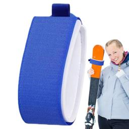 Ajustável Nylon Snowboard Strap, Ski Wraps, Fixadores Acessórios, EVA Protective Pads, Encadernação Correias - Image 1