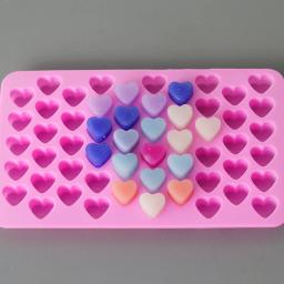 Forma do Coração Silicone Vela Molde, 55 Compartimento, DIY, Pequeno Bolo De Amor, Molde De Cozimento De Chocolate, Bandeja De Gelo, Alimentos Seguros, Suprimentos De Cozinha - Image 6