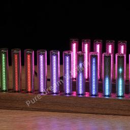 LED Virtual Punk Música Áudio Luz, Pickup Tube, Simulado Brilho, Quarto Atmosfera Luz - Image 1