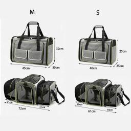 Portáteis Pet Carriers Bolsas, Bolsa de Ombro, Respirável, Dobrável, Mochila De Viagem Ao Ar Livre, Transporte De Carro, Gato Saco Gaiola - Image 6