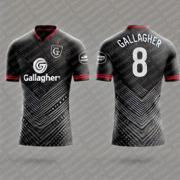 Super Rugby Youth Home Jersey, uniforme masculino casual de treinamento esportivo ao ar livre, chefe, roupas de verão, recém-chegados, 2024 - Image 3