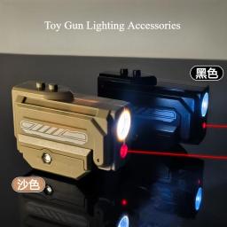 Vista peças táticas crianças brinquedo arma acessórios lanterna escopo montagem 20mm ferroviário - Image 1