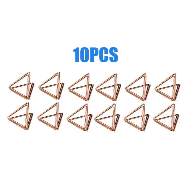 Conjunto de 24 Suportes de Metal Dourado para Cartões de Lugar e Sinais Decorativos em Casamentos e Eventos