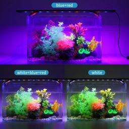 Iluminação LED de espectro completo para aquário plantado, controlador externo, suportes extensíveis, luz do tanque de peixes, 20-63cm, 110V-240V - Image 6