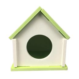 Casa Shape Toy para Pequenos Animais, Ninho de Hamster, Dormir Ninho, DIY Suprimentos, Acessórios, 9,5x8,5x10,5 centímetros - Image 5