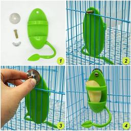 Gaiola de suspensão para alimentação de animais de estimação, recipiente para frutas e vegetais, para parrot, acessório para papagaio - Image 4