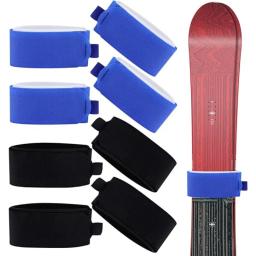 Correia de nylon ajustável para snowboard, tiras de esqui, fixadores de snowboard, acessórios, almofadas protetoras de eva, tiras de ligação para snowboard - Image 1