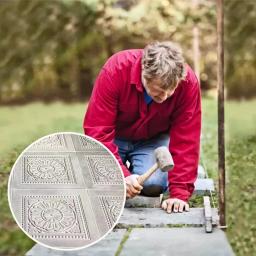 Jardim Piso Pavimentação Mold Park, Pisos Pedras Moldes, DIY, Quadro De Cimento Reutilizável, Tijolo Moldes, Fornecimento De Construção - Image 1