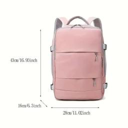 Grande capacidade mochila de viagem com sapato armazenamento, multicamadas, impermeável, seco e molhado separação, viagem, mulheres - Image 6