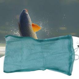 Saco de malha prático dobrável design rede de pesca buraco denso malha de pesca - Image 6