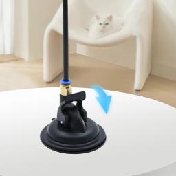 Gato Teaser Vara com Sino, Vara Longa Pena, Ventosa, Puzzle Toy, Pet Suprimentos, Pet Provocando - Image 3
