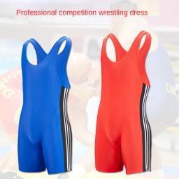 Terno De Levantamento De Peso Para Homens, Conjuntos De Exercícios, Competição Wrestling Suit, Macacão De Ginástica - Image 3