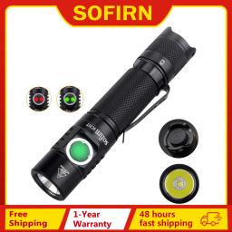 (Código: SC31T08, economize 8 $) Soffirn SC31T 2000LM Lanterna tática USB C recarregável LED Tocha 18650 Lanterna com interruptor traseiro - Image 1