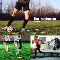 Pro Speed and Agility Training Set, Inclui Agility Ladder, Steel Piles, Disccones, Resistance Umbrella, Football Training - Image 6