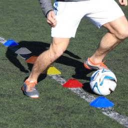 Futebol Treinamento Obstáculo Logo Plate, Agilidade Treinamento Cone Disco, Multi Esporte Espaço Cones, Marcador de Futebol Suprimentos, 10Pcs - Image 4