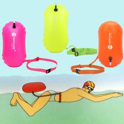 Natação Tow Float Float Boia, Air Dry Bag, treinamento de natação, marca de segurança, Flotation Bag inflável, 3 cores - Image 1