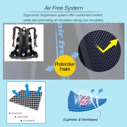 40l resistente à água mochila de viagem acampamento caminhada portátil daypack trekking escalada volta sacos ciclismo ombro mochila para homens - Image 4