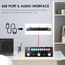 CUVAVE CUBE BABY Portátil Multi Pedal De Efeitos De Guitarra Elétrica Pedais De Guitarra Combinados Playback Sem Fio Acessórios De Guitarra M-vave - Image 3
