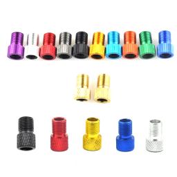 Alumínio Alloy Bike Valve Adapter, Presta Schrader Valve, Bomba de bicicleta, Air Nozzle, Tube Tools, Acessórios de bicicleta, 8Pcs - Image 1