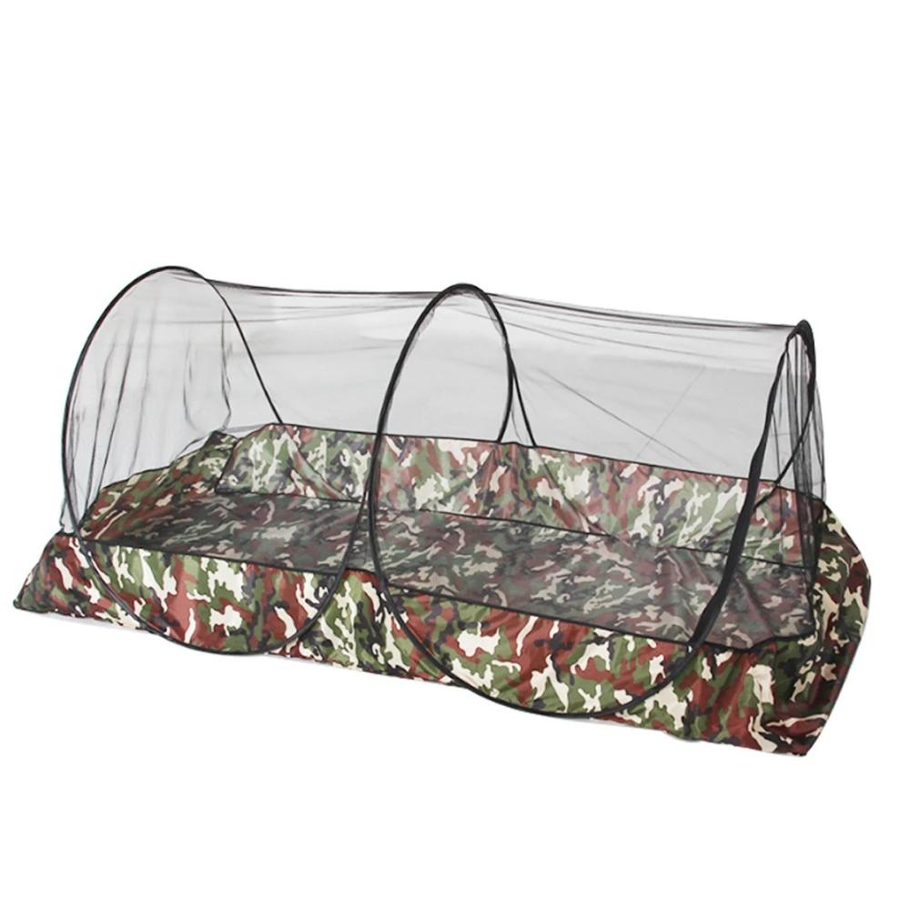 Barracas de lona com mosquiteiro para acampamento, à prova d'água, dobrável, portátil para viagens, jardim ao ar livre, dormitório de porta única, anti-mosquito. - Image 1