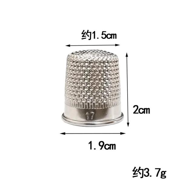 Dedo Protetor Ajustável para Costura - 1pc de Dedal Retro para Ponto Cruz e DIY Artesanato