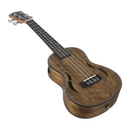 Guitarra do ukulele da madeira maciça, 4 cordas, 21 Polegada, guitarra durável, requintada, luxuosa, instrumento do Uke do concerto, 23 Polegada Walnut - Image 5