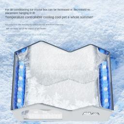 Verão Ar Condicionado Pet House, Cat Cooling Tool, Dog Ice Nest, Quatro Estações - Image 3