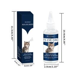 Colírio Fórmula Leve para Cães e Gatos, Lavagem ocular para animais de estimação, Irritação ocular calmante, Ferramenta de limpeza, 30ml - Image 6
