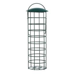 Alimentador tubo pássaro pendurado suporte sebo metal dispensador sementes pássaro alimentadores frutas da - Image 2