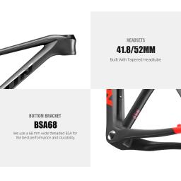 Lexon quadro mtb de carbono completo 29er bicicletas mountain bike hardtail t1000 29 142*12 ou 148*12mm boost ciclismo conjunto quadros - Image 3