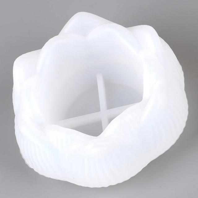 Matriz de Silicone em Forma de Lótus para Artesanato DIY - Moldura de Resina Epóxi 1 Peça