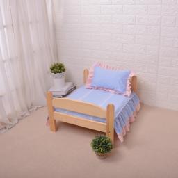 Cama bonita de madeira maciça, Cama confortável para cães, Conjunto completo gratuito de cama, Cama removível e lavável, Pet Supplies - Image 5