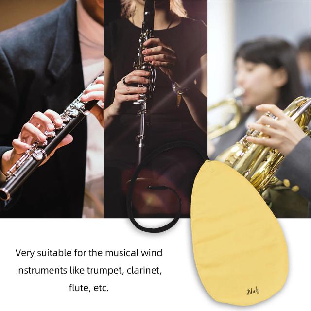 Pano de Limpeza Inside Tube para Saxofone e Flauta Piccolo - Ferramenta de Cuidado para Instrumentos de Sopro
