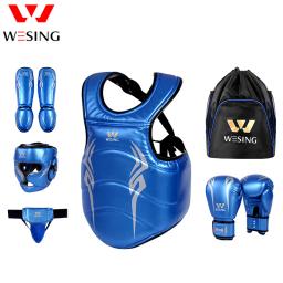 Equipamento de Artes Marciais para Treinamento de Competição, Wushu Sanda, Protetor de Engrenagem para Crianças, Frete Grátis, 8Pcs Conjuntos - Image 2