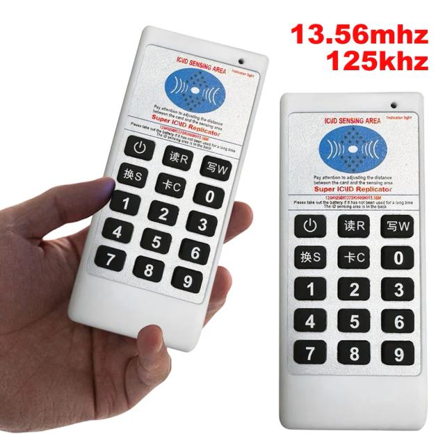 Duplicador RFID Portátil: Programador e Leitor de Cartão IC 125Khz-13.56MHZ, Cloner e Gravador Inteligente