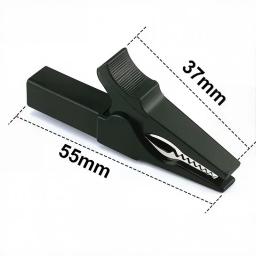 Clipe de jacaré hv de 55mm, 6 peças para plugue banana 4mm multímetro caneta cabo sondas crocodilo clip32a - Image 3