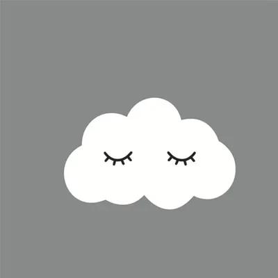 Adesivos decorativos para decoração de casa, Adesivos de parede de madeira, Nuvens Nuvens para crianças, Quarto do bebê - Image 1