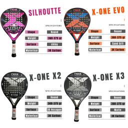 Profissional Soft FaceCarbon Fiber raquete de tênis, equipamentos esportivos ao ar livre para homens e mulheres, raquete de tabuleiro, Pala Padel, novo - Image 2