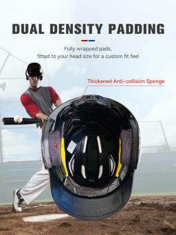 Lua ABS Shell Baseball Catchers Capacete, Resistente Ao Impacto, Protetor De Cabeça, Capacete De Bater - Image 5