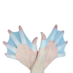 Um par de natação dedo fin mão web flipper zero silicone treinamento mergulho pá luvas para aprender piscina acessórios - Image 1