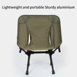 Cadeira dobrável de acampamento ao ar livre portátil, cadeira super leve, móveis portáteis GarChildren, churrasqueira de pesca de praia e ferramentas de picnic Seat - Image 3
