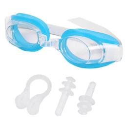 Conjunto óculos natação antiembaçante à prova d'água para adultos mulheres UV para proteção ampla - Image 4