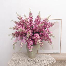 Seda Jacinto Artificial para Decoração de Casa, Flores Falsas, Casamento e Festa de Aniversário, Arranjo Florais DIY, Suporte de Fotografia, 75cm, Outono - Image 1