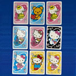 Mattel Games UNO Jogo de cartas Hello Kitty para a noite da família com gráficos temáticos do programa de TV e uma regra especial para 2 a 10 jogadores - Image 4