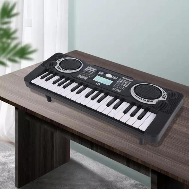 Piano Elétrico Portátil com 37 Teclas para Casa - Teclado Digital Ideal para Músicos