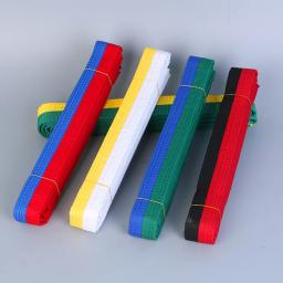 Cintos coloridos para Taekwondo, artes marciais, judô, karatê, taekwondo, uniforme de Aikido, cinto para crianças, adulto, 1pc - Image 3