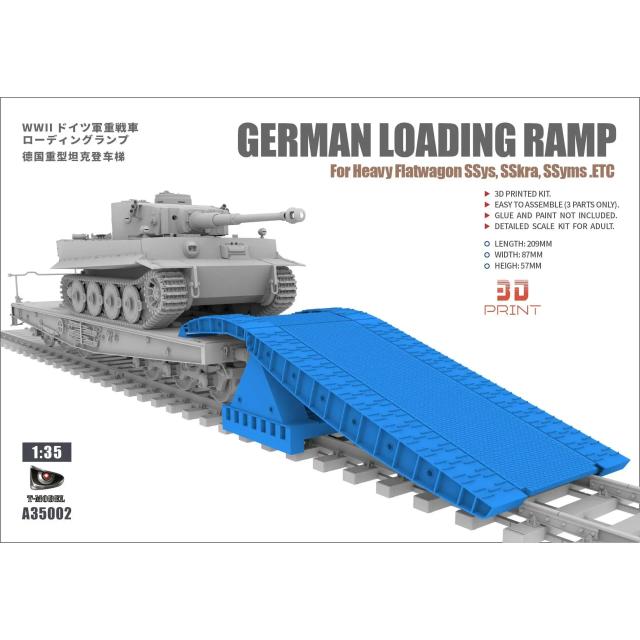Modelo A35002 de Carneiro de Carga Alemão para Flatwagon Pesado - Sistemas SSAC e ETC, Escala 1:35