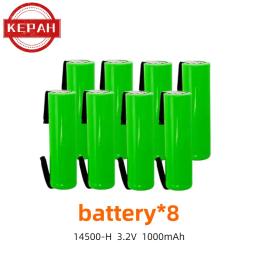 Bateria de lítio soldada 14500 com alta capacidade e potência 1450 3.2V 3.7V carregamento universal, multifuncional e durável 1000mAh - Image 3