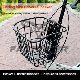 Cesta dianteira de bicicleta de grande capacidade cesta de armazenamento de e-bike forte suporte de carga fácil instalação durável para scooter bicicleta - Image 5